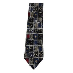 90s Looney Tunes Mania Taz Marvin Martian Bugs Bunny Daffy Silk Mens Neck Tie